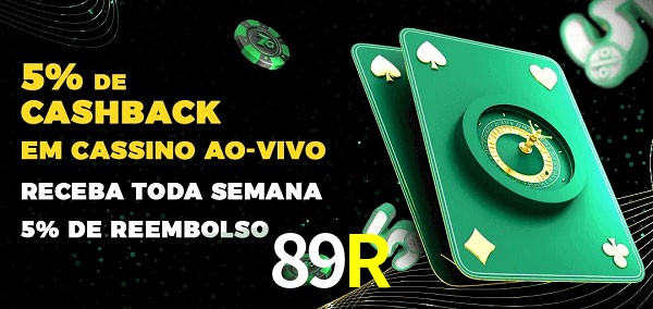 Promoções do cassino ao Vivo 89R